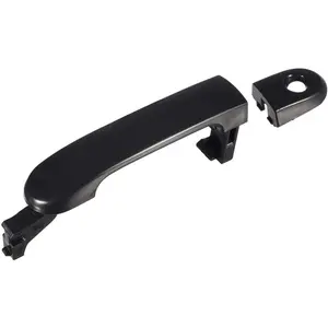 Exterior Door Handle for Nissan Versa 2007-2012, Front Left Driver Side with Keyhole Replaces NI1310130 82363,Black