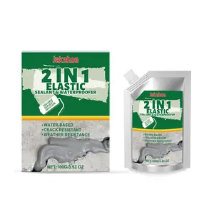100g / 3.53 oz Jakehoe 2-in-1 Sealant & Waterproofer| Covers Small Cracks on Wall, Tile & Roof, Leak-Resistant Seal, Neat & Clean Finish