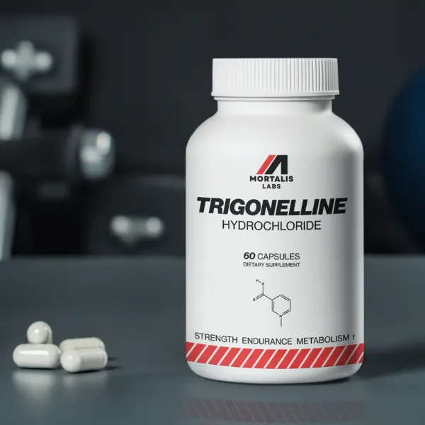 Mortalis Labs Trigonelline Hydrochloride 300mg Capsules - 60 Count, GMP Certified, Third Party Lab Verified, Vegan Friendly, No Fillers, Made in USA