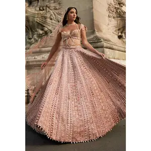 Brown caramel lehenga set