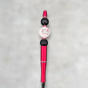 “True Crime” beaded pen