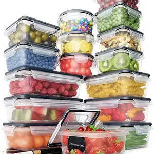 Multifunctional sealed food storage box, refrigerator plastic preservation bowl, microwave heating lunch box