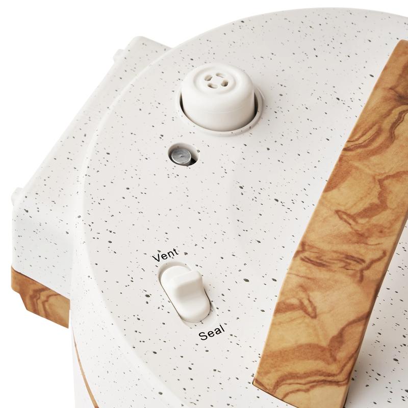 The Pioneer Woman Linen Speckle 6-Quart Pressure Cooker with Touch Control Display