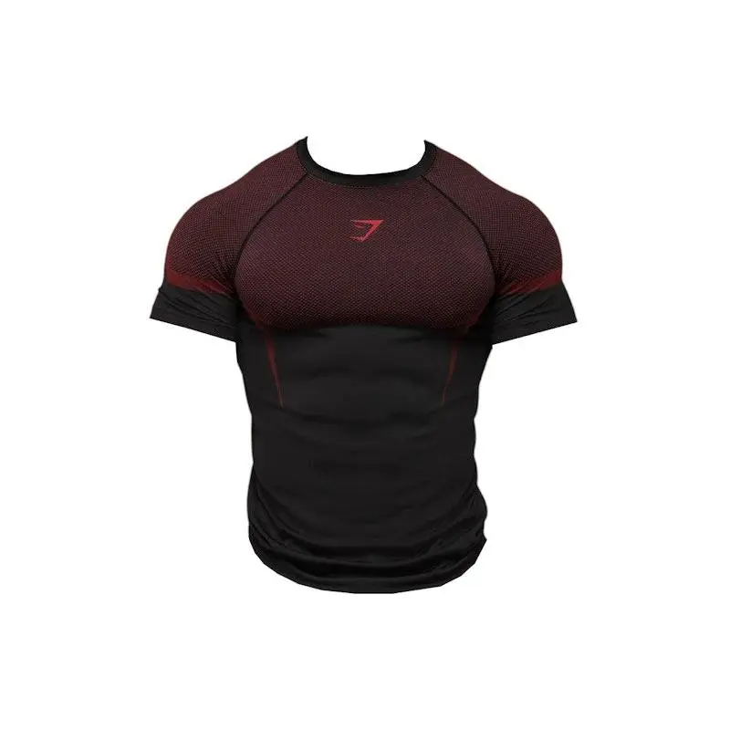 Gymshark Onyx 5.0 Seamless T-shirt Black/Carmine Red (men) by StockX Gymshark Onyx 5.0 Seamless T-shirt Black/Carmine Red (men) by StockX