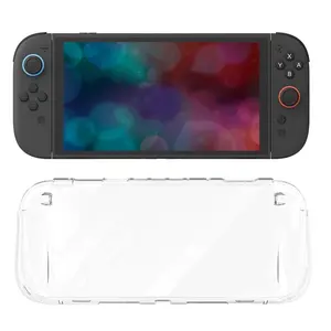 Transparent TPU Protector for Switch 2 Console and Joy-Con – Soft Grip-Friendly Clear Case