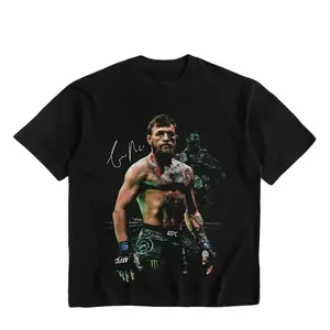Conor "The Notorious" McGregor Signature T-shirt UFC Pound For Pound Shirt, Fashion Cotton, Full Colors, Full Sizes, For Men, For Women