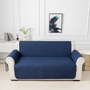 Universal Patterned Cushioned Sofa Cover, Pet-Friendly Sofa Protector, Suitable for Single/Double/Three-Seater/Four-Seater Sofas, Non-Slip Durable Cushion Cover.