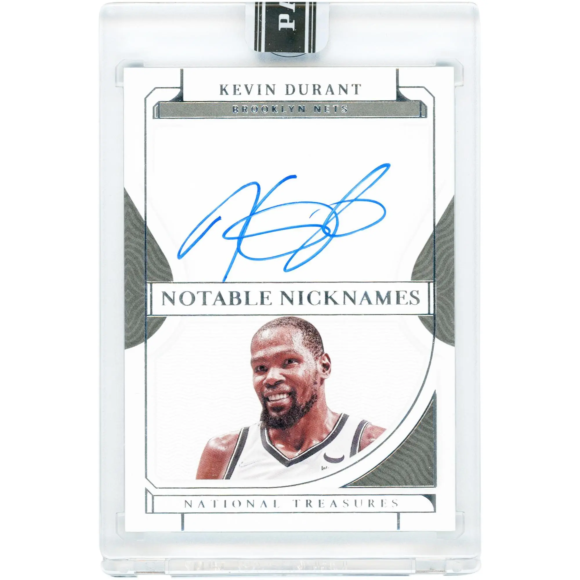 Kevin Durant Nets Signed 2022 Panini National Treasures Notable #NN-KVD 1/1 Card