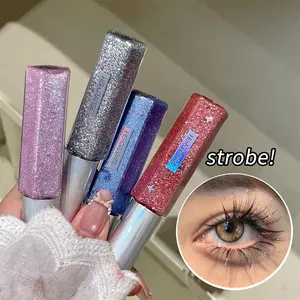 Shimmering Diamond Mascara, Volumizing Mascara, Affordable Mascara, Colorful Diamonds, Waterproof Smudgeproof, Voluminous Curling Lashes, Perfect for Dates Festivals Parties