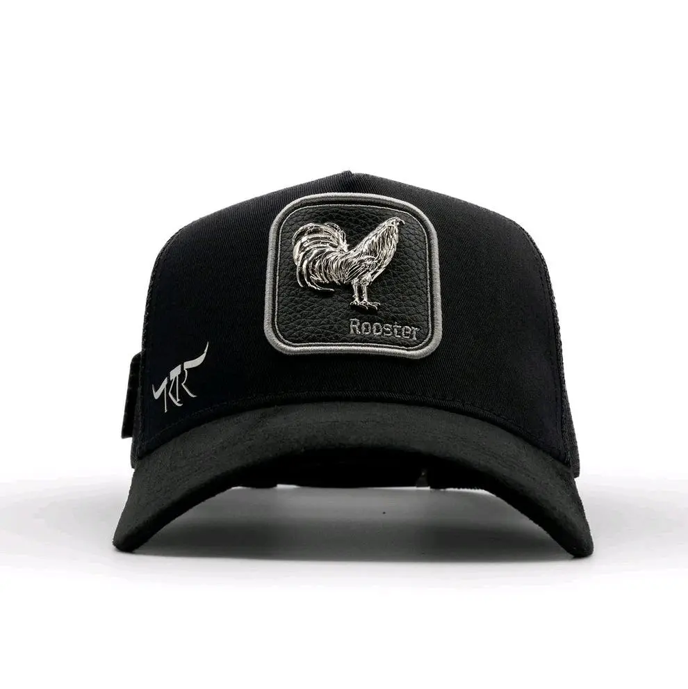 Men's King Ranch Gallo Silver Maya Baseball Cap - Fitted, High Profile, Front Design, Cotton & Satin Linen Material, All Sizes Unisex Everyday Casual Fashion Accessory