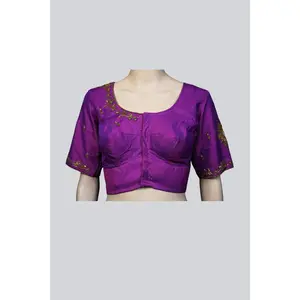 Exquisite Aari Work Bridal Blouse - Perfect Fit for Your Special Day