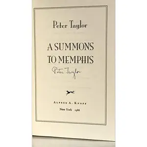 USED Book - A Summons to Memphis by Peter Taylor (Hardcover) - english