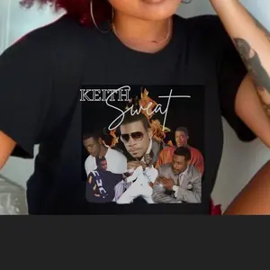 Keith Sweat T-shirt, Custom 90's R&B Shirt, Womens tee, Gift for her, Gift for best friend, Perfect gift for Wife, Funny gift for her.