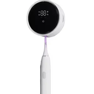Latest UV Disinfection Electric Toothbrush with Smart Sensor, Detachable Wall-Mounted Holder, Mini Automatic Portable Rechargeable Toothbrush Sterilizer