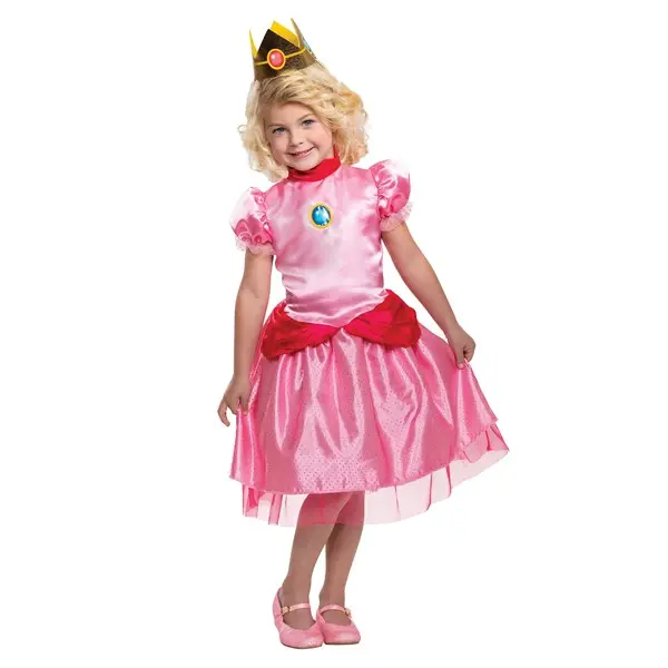 Toddler Super Mario Toddler Classic Princess Peach Costume