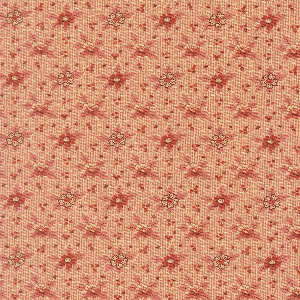 Fabric Moda Red Mountain Flowers Miss Mollie by the Quarter Yard 47562-11