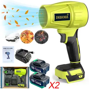 [DEEOEE] Upgraded Cordless Leaf Blower – Turbo Jet Technology with Pure Copper Brushless Motor, High-Capacity Battery & Multi-Purpose Cleaning Power,Gift for Christmas,New Year