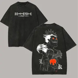 Retro Faded Mysterious Trio Art Graphic T-Shirt | Heavyweight Cotton Oversized Y2K Gothic Streetwear Unisex Casual Tee for Men and Women