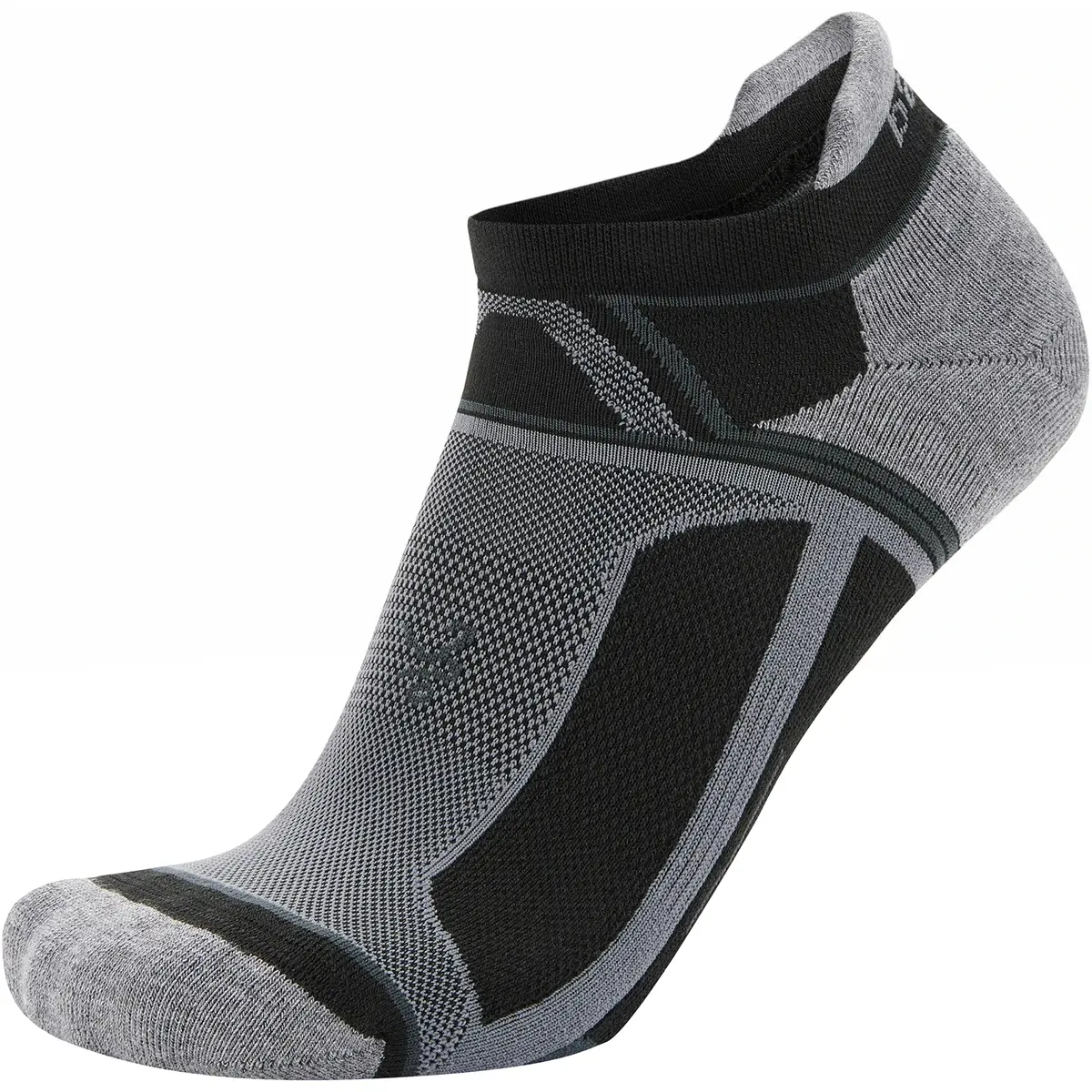 Balega Hidden Contour Recycled No Show Athletic Socks - Dry Fit Sports Running Socks, Black, Dry Fit Sports Socks