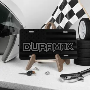 New style Duramax License Plate- Vanity Plate for Him - Hunting Gifts - Farm Gift - 12" x 6" Aluminum Material