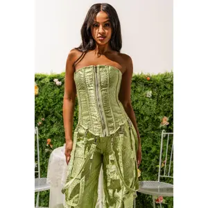 ENVY ME BROCADE CORSET TOP