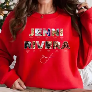 Jenni Rivera Albums Sweatshirt, Retro Jenni Rivera Shirt, Classic Fan Hoodie, Music Lover Gift Shirt, Unisex Sweater Pullover Tee, Full Colors, For Men, For Women