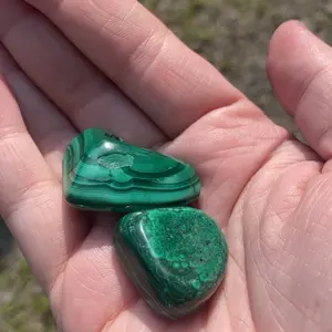 Malachite Crystal Tumbles