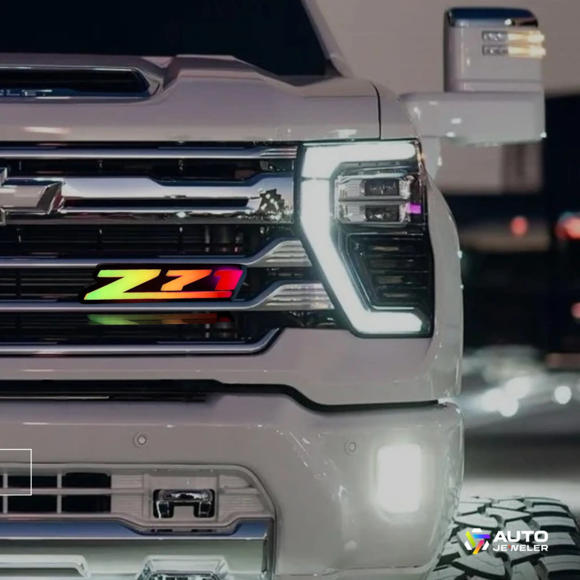 Chevy Z71 LED Grille Emblem Badge (RGB Flow Series)