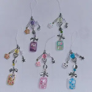 Cute handmade mini phone keychain/ phones charm/ bag chain