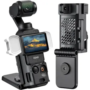 Mount Stand Compatible for   Pocket 3, Adjustable  Pocket 3 Accessories Expansion Adapter,  Suction Case 180? Angle Adjustable