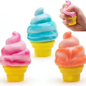 Ice Cream Squeeze Squishy, Ice Cream Squishy, Slow Rise Sensory Fidget Toy, Easter Basket Stuffers Party Favors