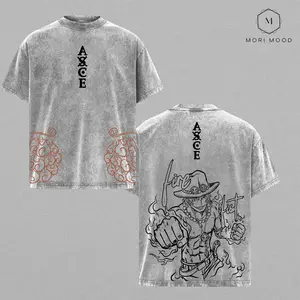 Portgas D. Ace – One Piecee | Fire Fist Pirate, Whitebeard Commander, Marineford Legend, Flame Power Anime Graphic Tee, Vintage Washed Unisex Streetwear Shirt, Manga Icon Apparel For True One Piece Fans