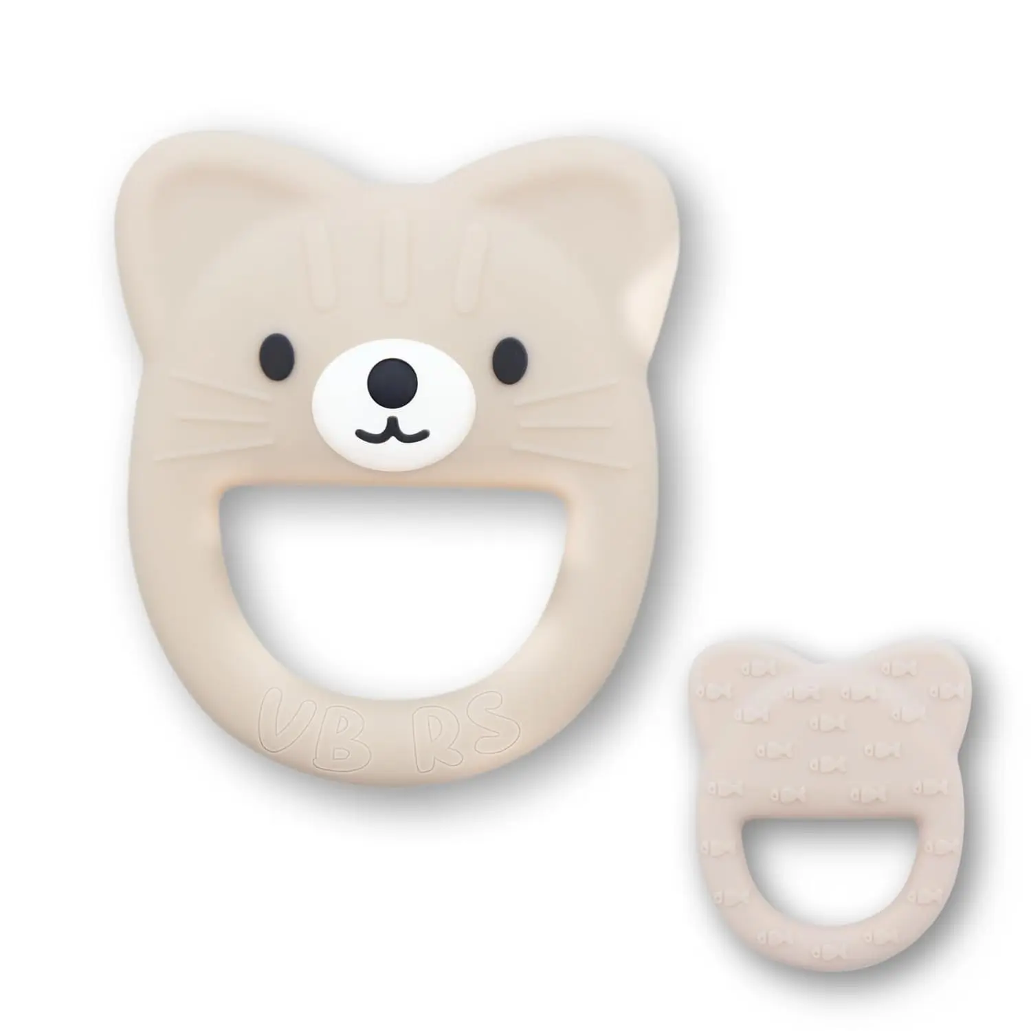Baby Teether Toy for Infants – Safe BPA-Free Silicone Teething Toy, Cute Animal Shape, Easy-Grip Teether for Soothing Teething Pain and Gum Relief