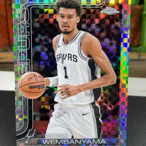 2025 Topps Chrome Victor Wembanyama Xfractor Trading Card