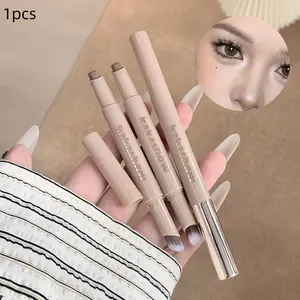 Dual-ended sculpting contour pen, Bronzer, with 3D nose and side shadow stick to define facial contours, creates natural light and shadow, easy to apply and non-clumping. A gift for Valentine's Day or birthdays, ideal for daily and festive use