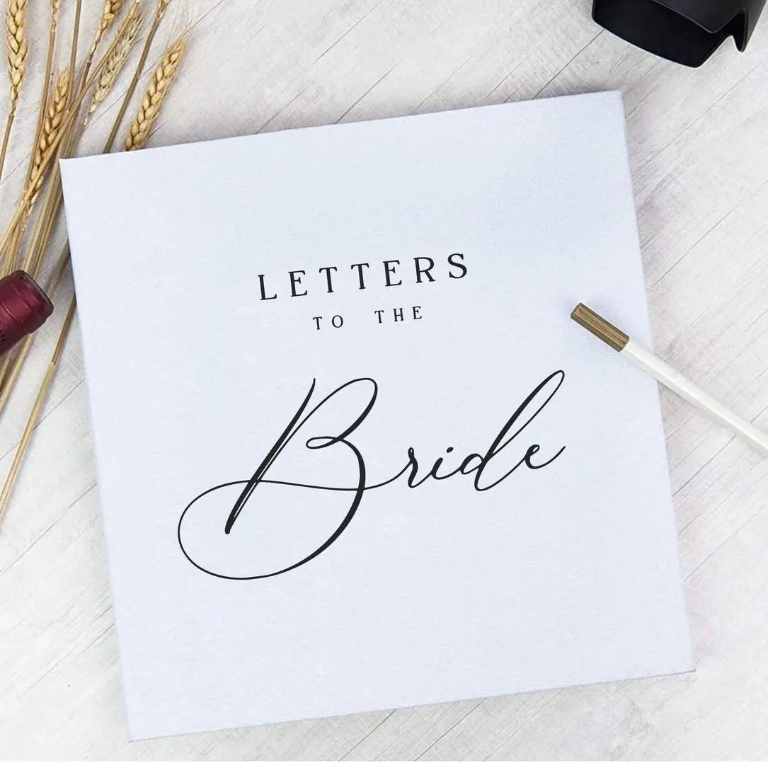 Letters to the Bride Photo Album + Scrapbook