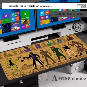 New HD Printing Jojo Bizarre Adventure Mouse Pad Gamer Keyboard Pad Non-slip Mousepad Anime Gaming Accessories Mice Pad Desk Mat