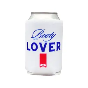 Parody of Michelob Ultra "Booty Lover" Koozie Funny Drinkware Tumbler Cup Portable Insulator for Tailgating Beach BBQs & Parties Stylish Black Cold Hot Insulator Party Gift Beverage