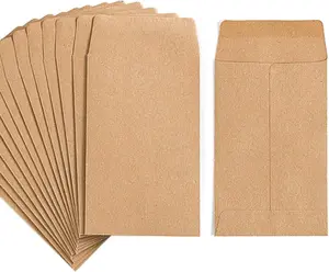 100 Pack Small  Envelopes Self-Adhesive  Paper Seed Envelopes Mini Parts Small Items  Storage Packets Envelopes for Garden, Office or Wedding (2.25"3.5") (100)