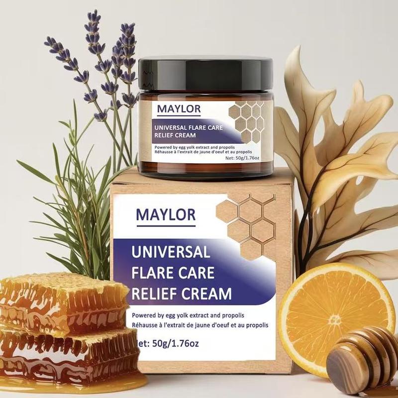 MAYLOR Universal Flare Care Drawing Salve, Soothing Relief with Propolis & Egg Yolk Extract,Suitable for irritated skin,Relief of skin itching,Anti-Chafing,Soothing Skin Support,Multi-functional skincare cream