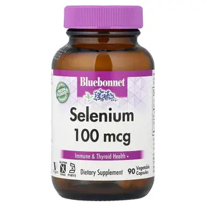 Bluebonnet Nutrition Selenium, 100 mcg, 90 Vegetable Capsules Bluebonnet Nutrition Selenium, 100 mcg, 90 Vegetable Capsules