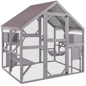 Aivituvin Outdoor Cat Run | Large Cat Enclosure-AIR52-M Aivituvin Outdoor Cat Run | Large Cat Enclosure-AIR52-M