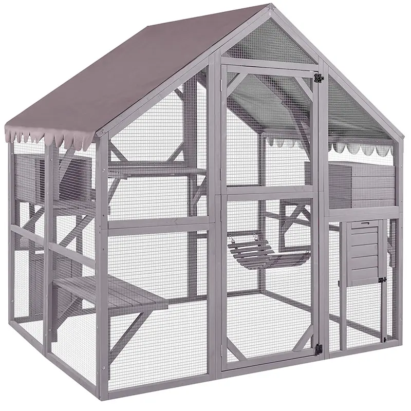 Aivituvin Outdoor Cat Run | Large Cat Enclosure-AIR52-M