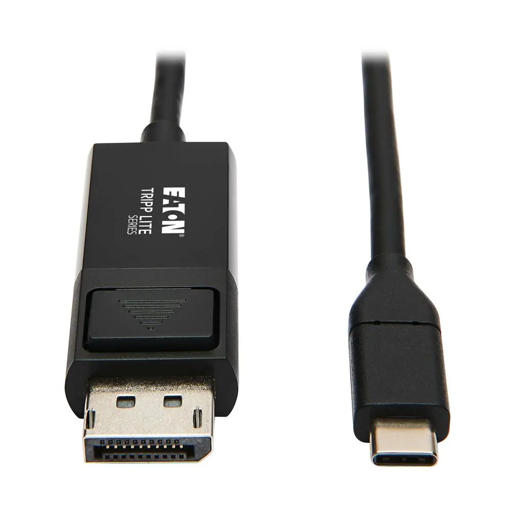 Tripp Lite series USB-C to DisplayPort Adapter Cable (M/M), 4K 60 Hz, HDR, Locking DP Connector, 6 ft. (1.8 m)