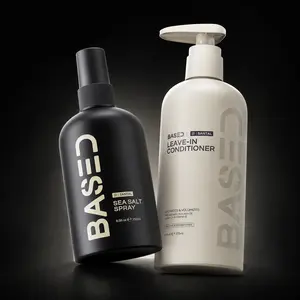Sea Salt Spray & Leave-In Conditioner Set - Texturizing Hair Spray, Curl Enhancer, Frizz Control, Volume & Hydrating Hair Duo