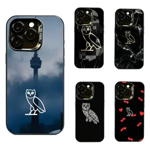 D-Drake O-OvO OWL Phone Case for iPhone 17, 16, 15, 14, 13, 12, 11 Pro Air Plus ProMax and Samsung S26-S20. High aesthetic, drop resistant, and earthquake resistant phone case.