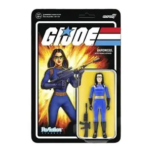 G.I.-Joe - Super7/Reaction Figure - Wave 1 - (3.75 Inch) Baroness - Intelligence Officer
