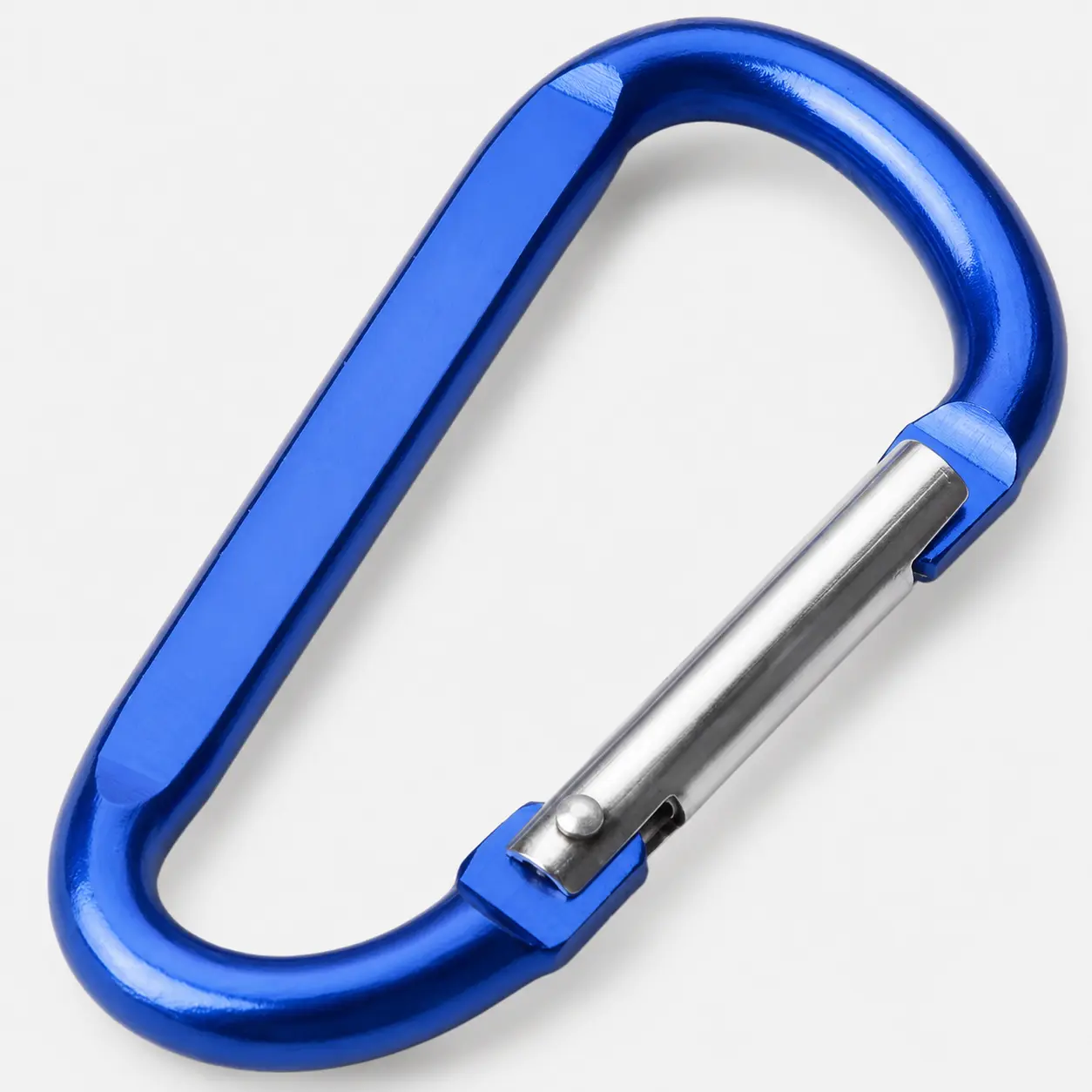 EDC Aluminum Carabiner Clip with Spring Gate, Durable Keychain Hook for Backpack, Hiking & Outdoor Use10-pack