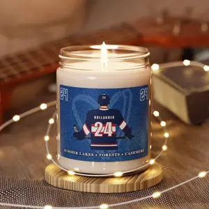 Shane & Ilya Heated Rivalry Soy Candle, llya Rozanov, Heated Rivalry Hockey Romance Candle, Scented Soy 9oz, Book & TV Show Inspired | Gifts for Readers