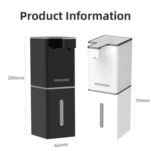 Christmas New Arrival Hand Sensor Automatic Soap Dispenser Non-Contact Auto Foam Liquid Soap Dispensers No Drilling Convenient Wall Mounted Bathroom Shower Soap Dispenser Smart Charging Liquid Soap Dispenser Easy To Operate Installation